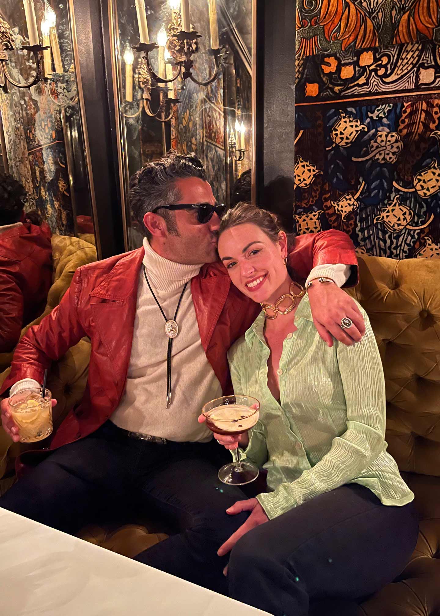 Diego and Laura at Petit Hermitage