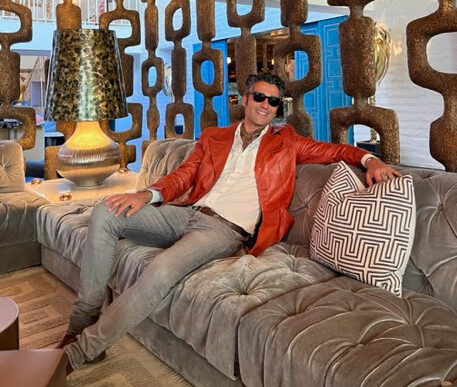 Arriving at Parker Palm Springs, one of the most beautiful hotels