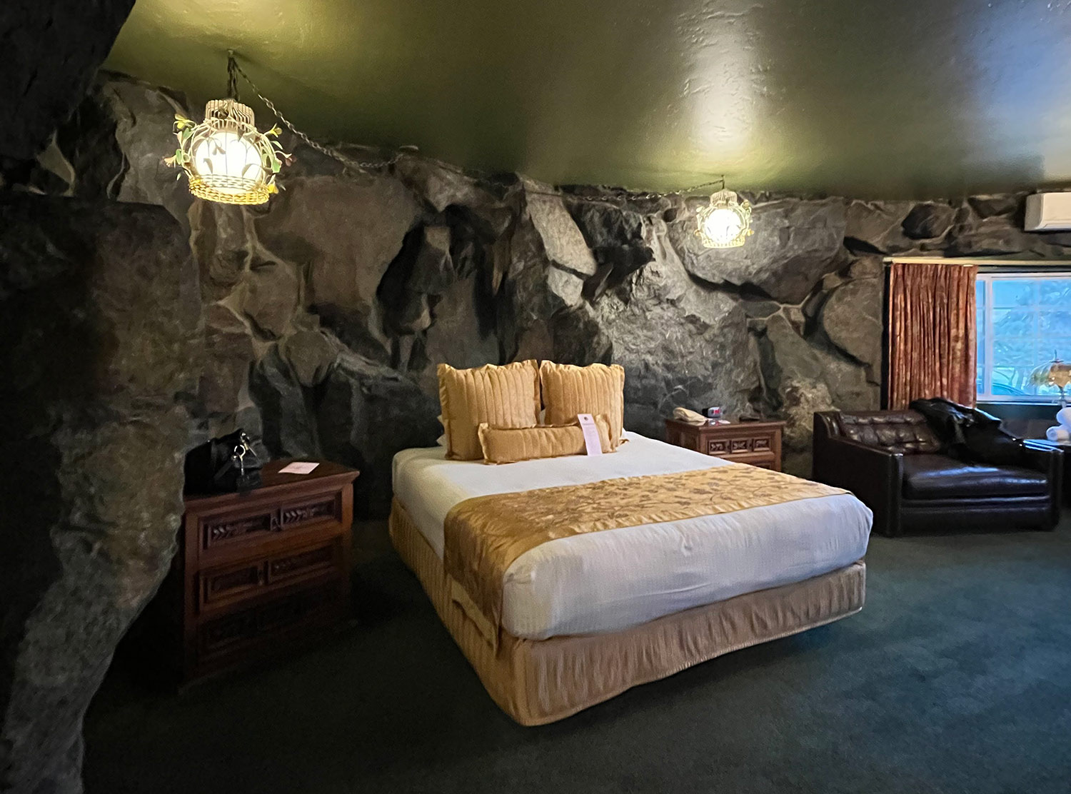 Kona Rock room at Madonna Inn