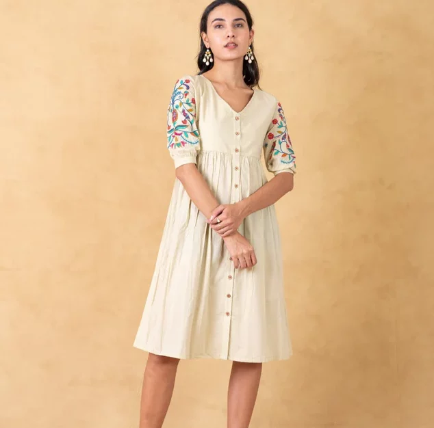 Soft cotton dress