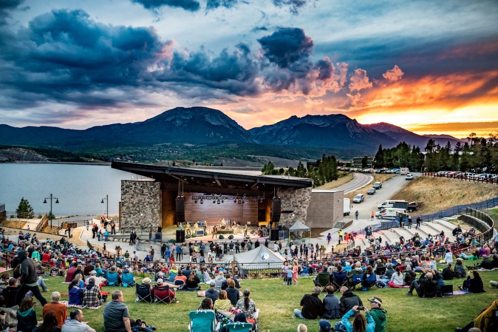 The summer concert series at Dillon Amphitheater