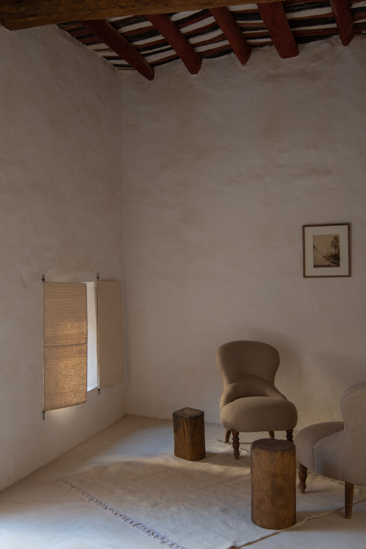The simple three houses funded by the Global Heritage Fund at Tiskmoudine by Thierry Teyssier 