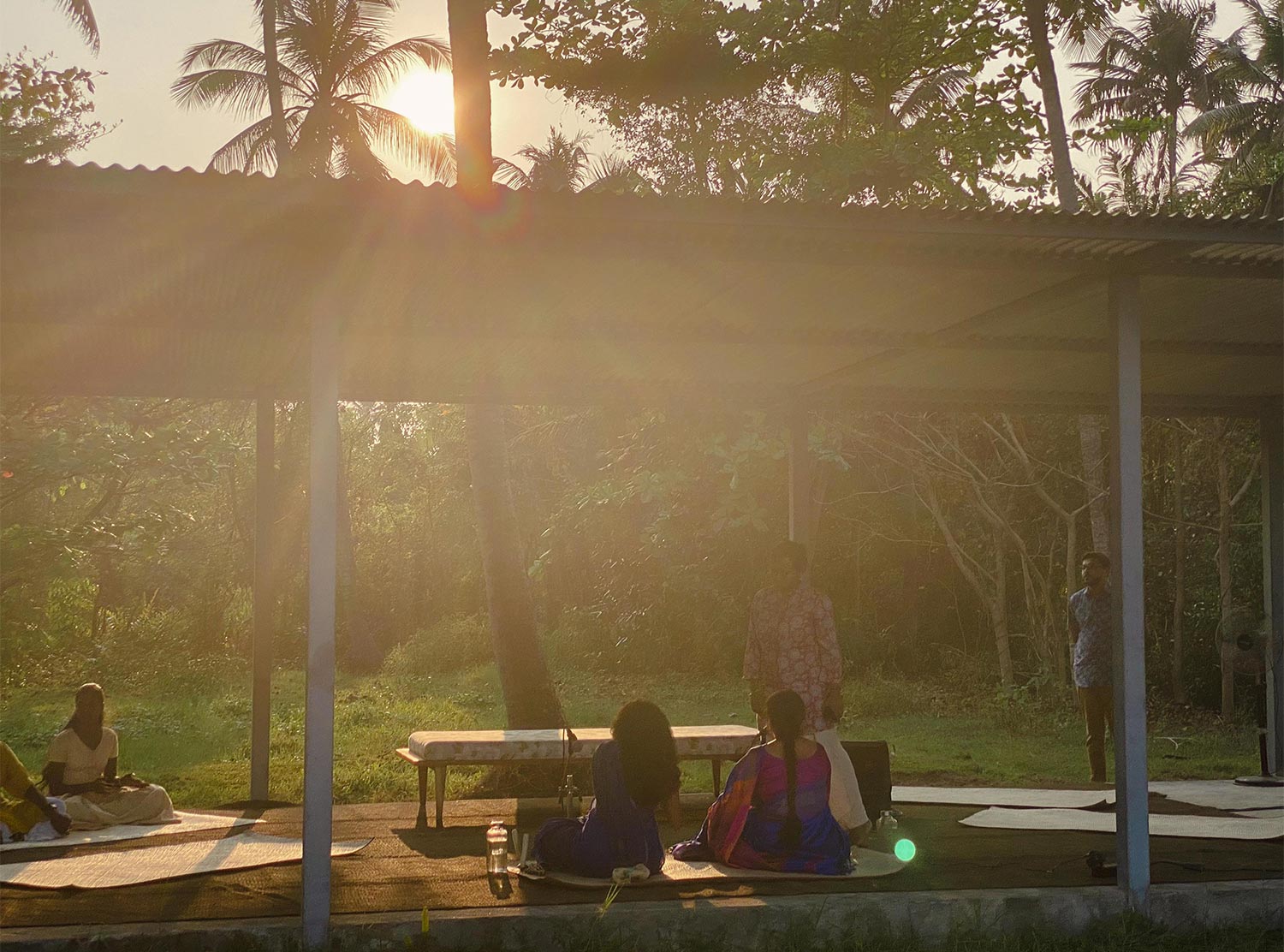 An evening of Carnatic music at Kayal Island retreat