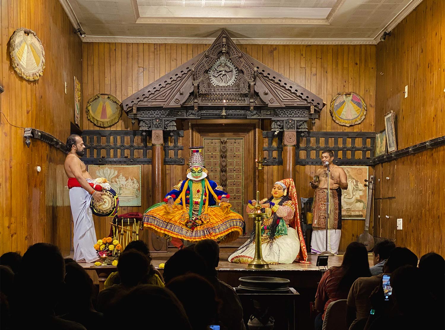 A Kathakali performance depicting a scene from Mahabharata