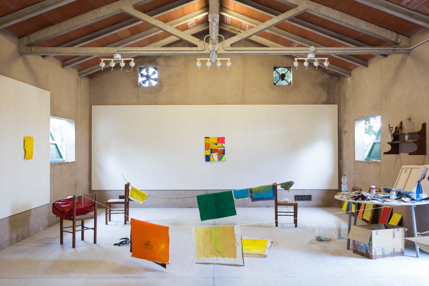 The art residency studio at Villa Lena. Photo by Frederik Vercruysse