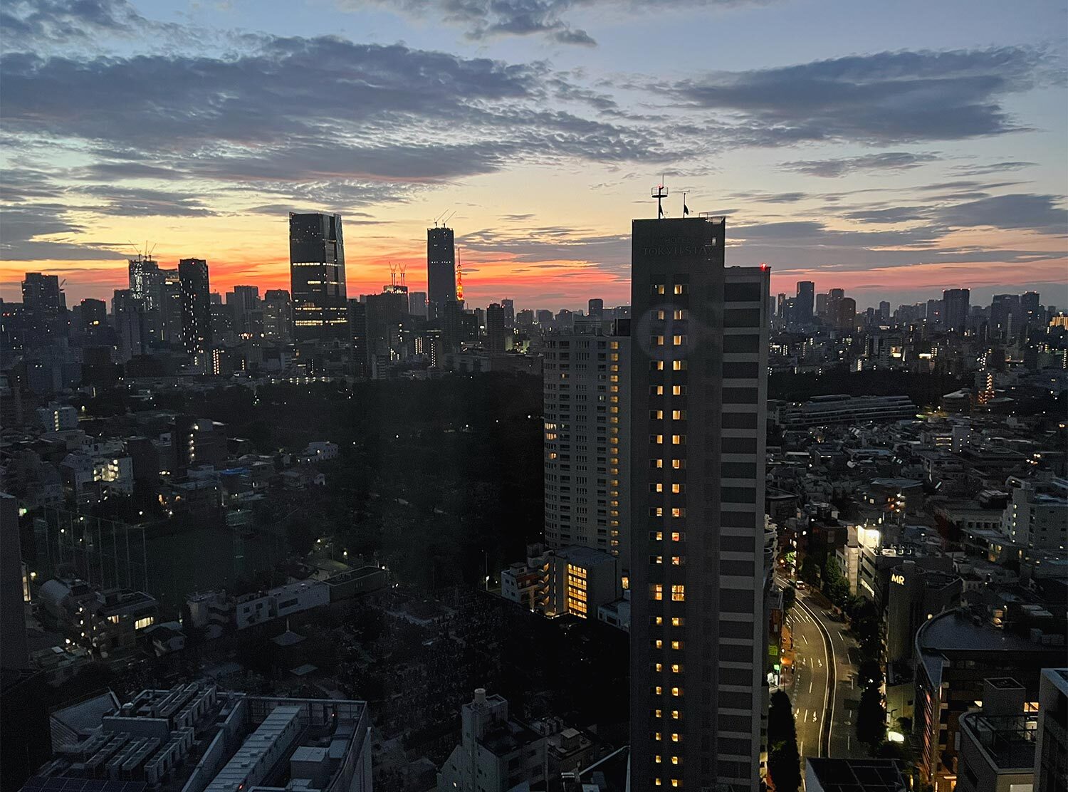 The Aoyama Grand Hotel The good thing about jet lag is that you get to see many sunrises