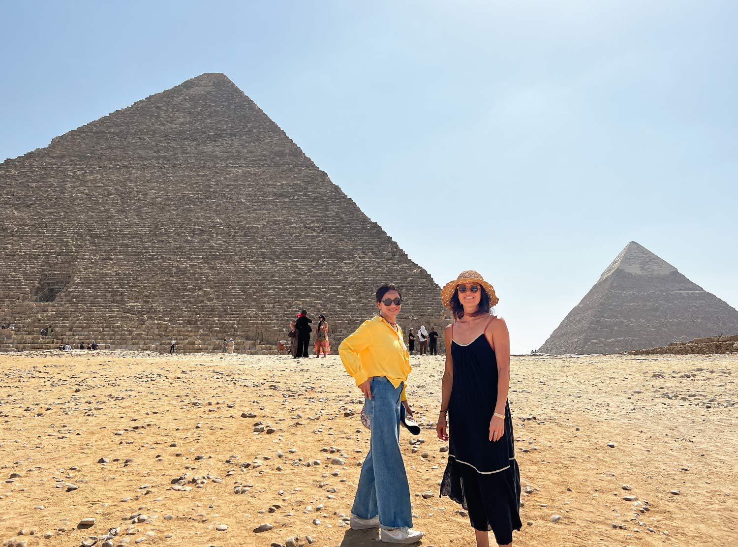 Nour el Nil We made it! One of the Seven Ancient Wonders of the World!