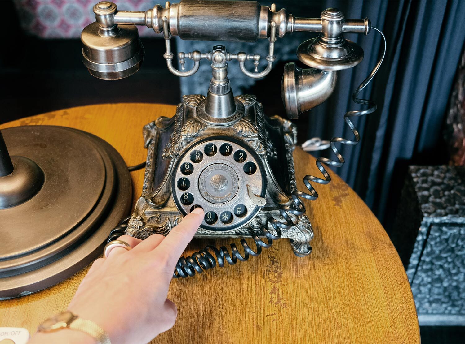 Capella Ubud At the check-in, the staff welcomes you into the 19th century Bali dream, and this phone is the best way to call your personally assigned butler!