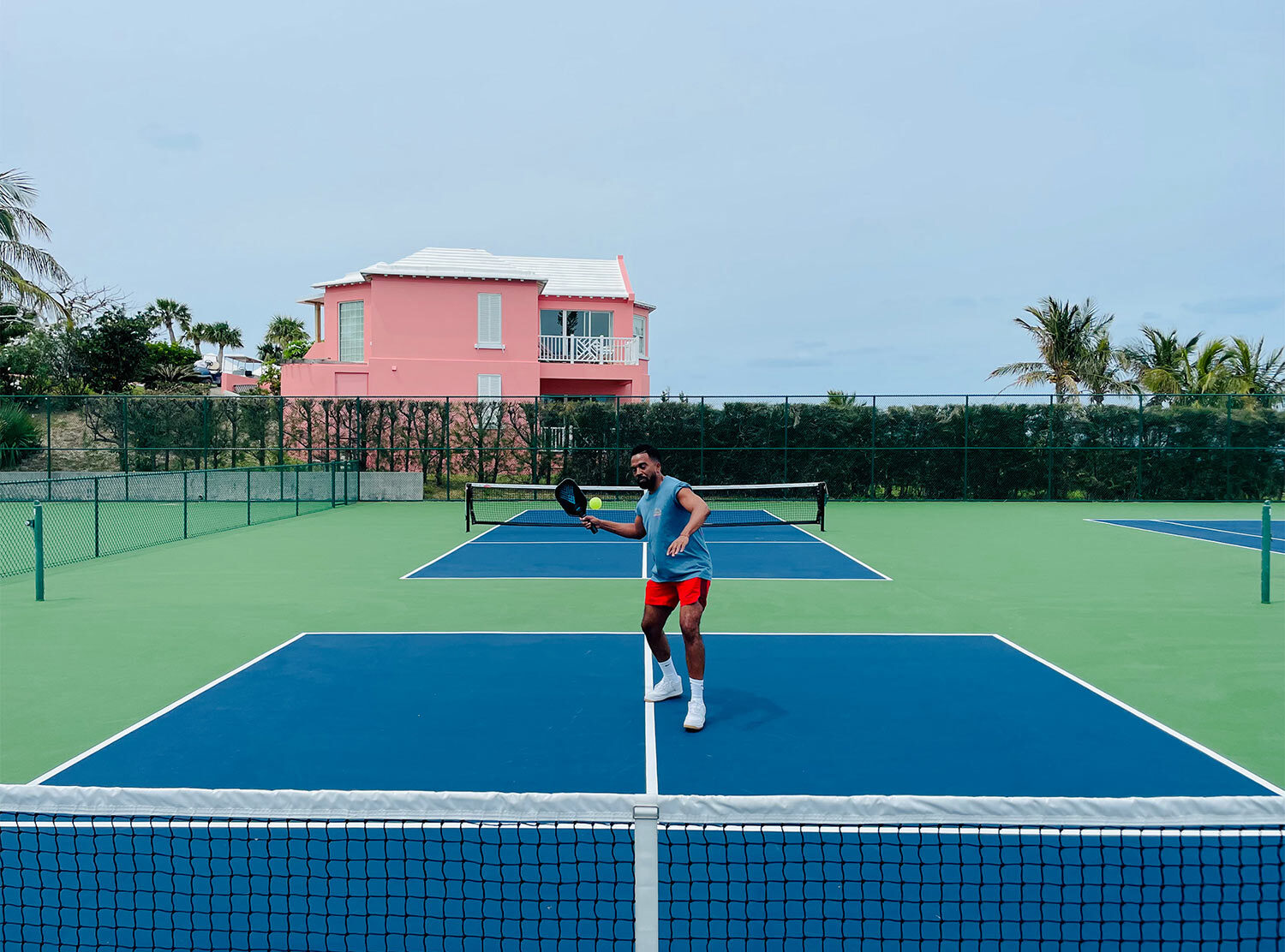 Cambridge Beaches Pickle ball is the new rave, so I had to give it a try