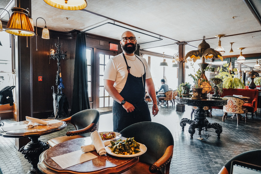 The Maker Executive Chef Alex Napolitano stopped by to say hello! He brings his Italian regional cooking techniques to create dishes that are naturally guided by the seasons