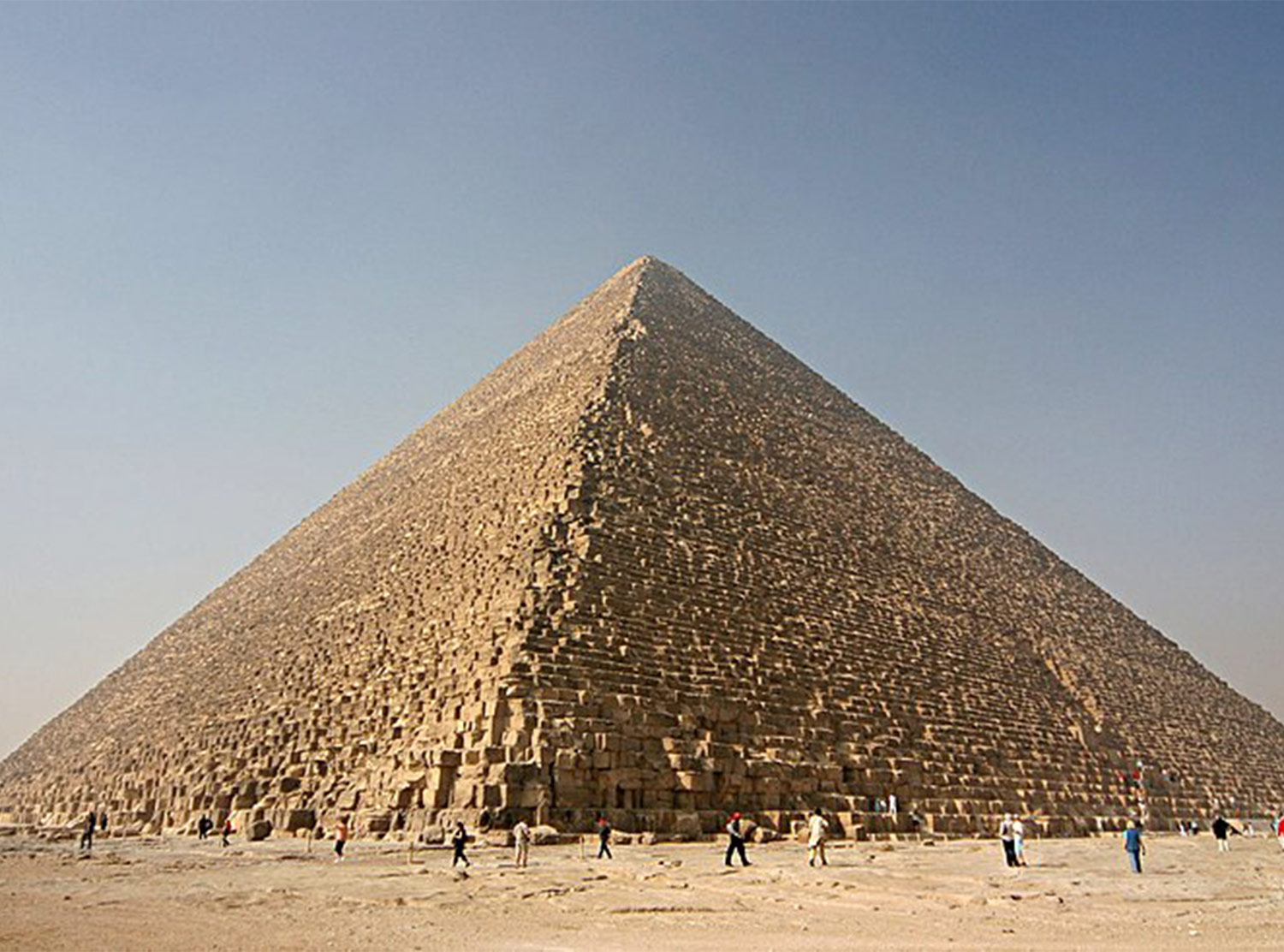 Pyramids of Giza, one of the ancient wonders of the world!