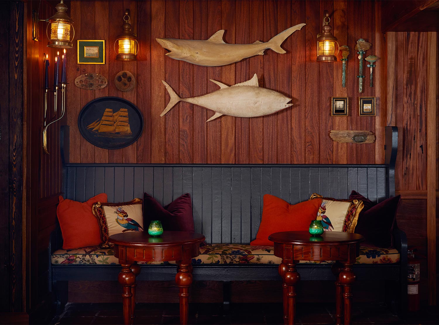 The Sunken Harbor Club is like a tavern meets tropical cocktail bar that oozes sophistication