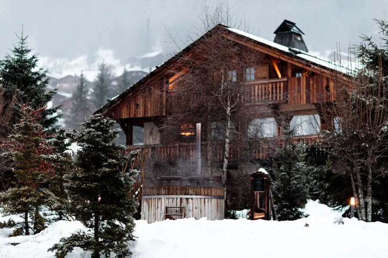 L'alpaga spa and Scandinavian bath in Megève, France