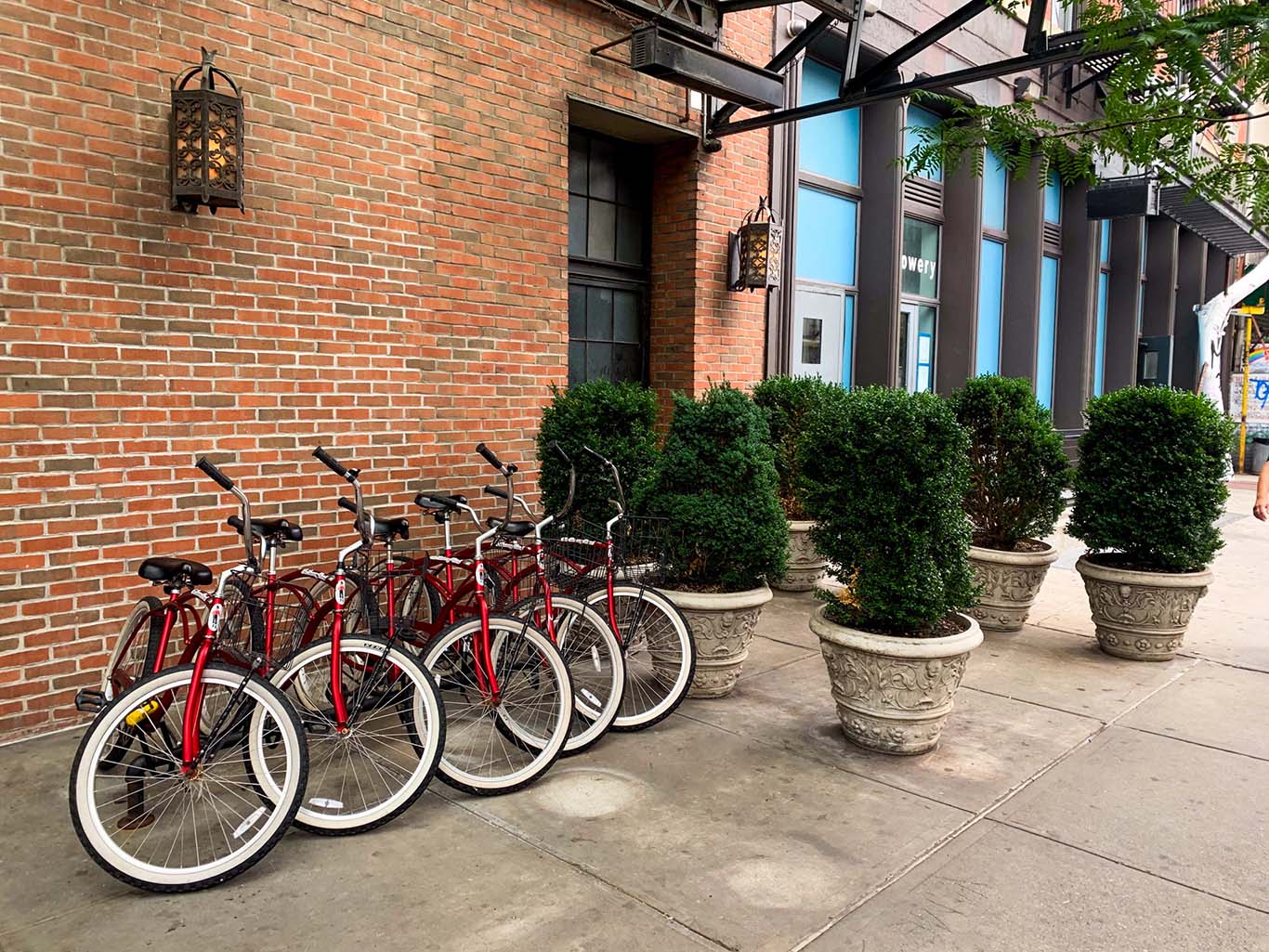 The Bowery Hotel Make sure to grab a cruiser (free to guests) and explore the neighborhood