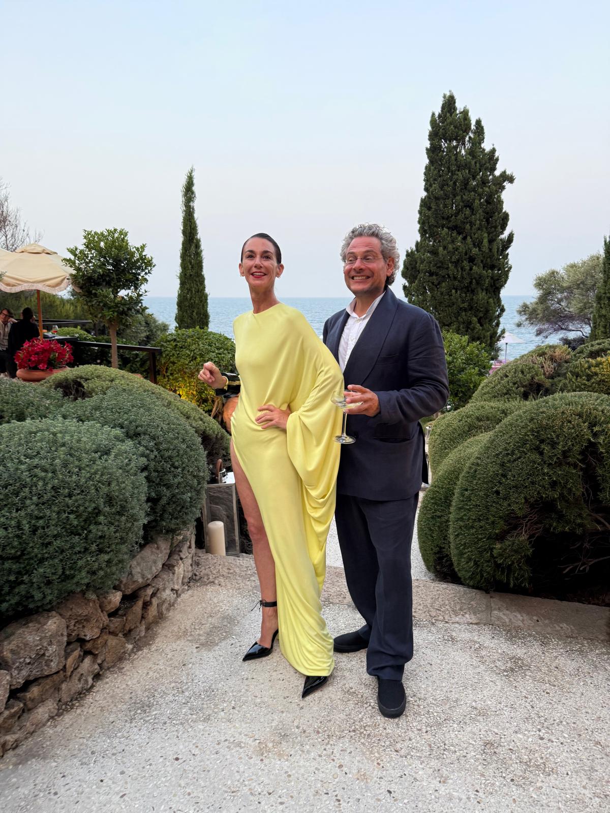 Marie-Luoise Sciò and her partner Michele Martone