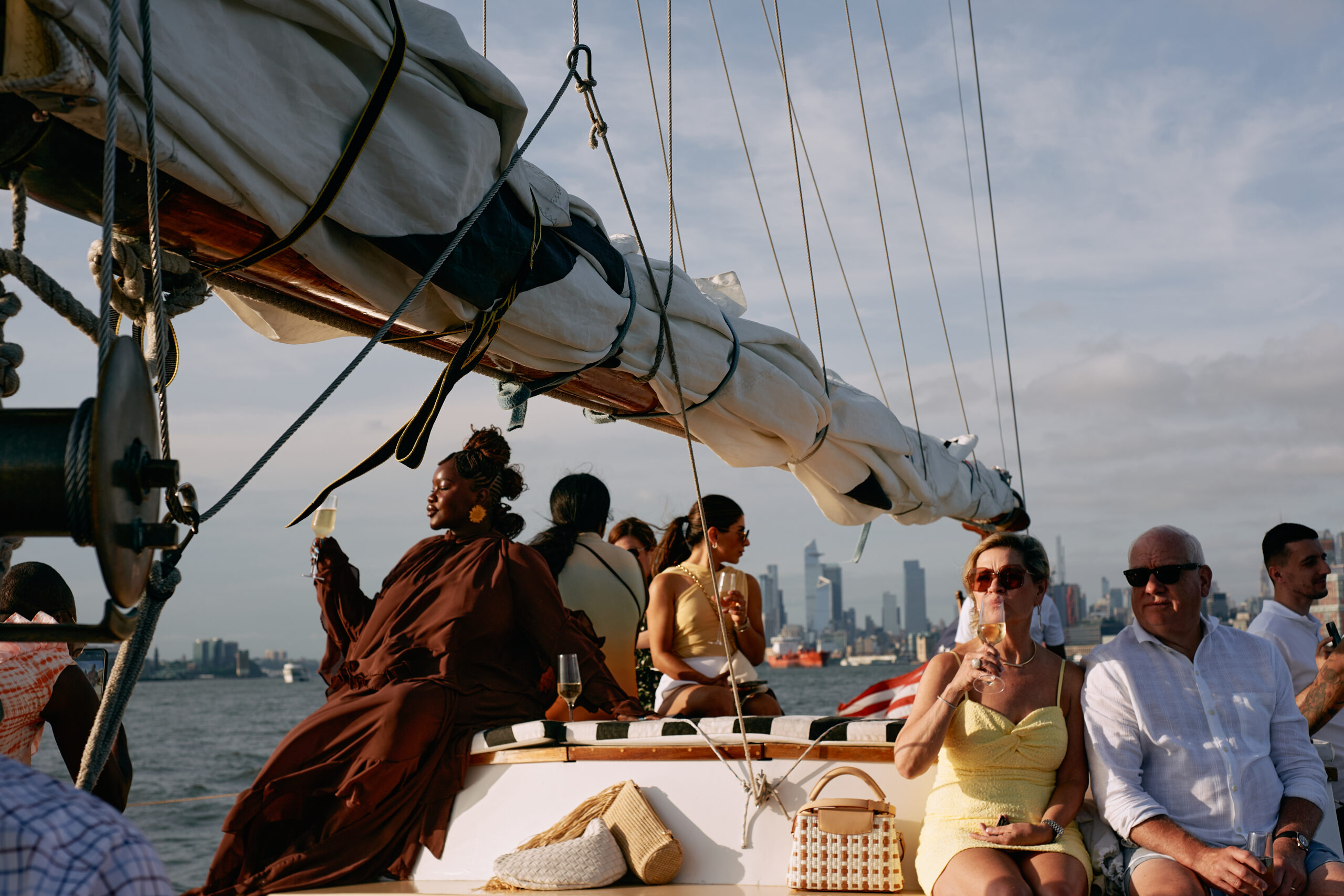 The Mark Hotel sets sail on New York Harbor. All photos by Daniel Schwartz.