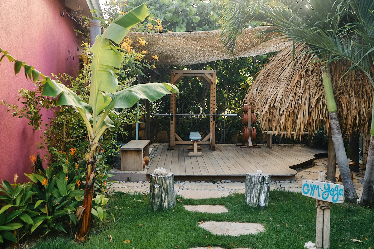 Boardwalk Boutique Hotel Aruba The outdoor gym area