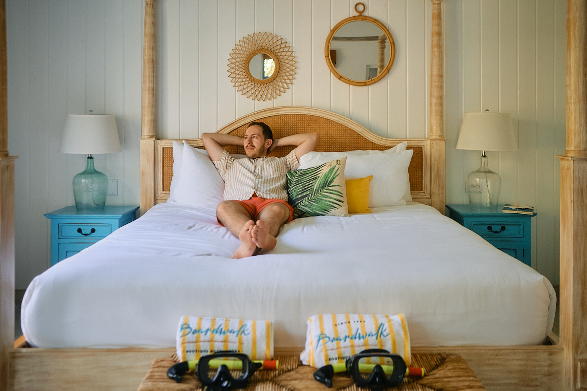 Boardwalk Boutique Hotel Aruba Kicking back at the casita