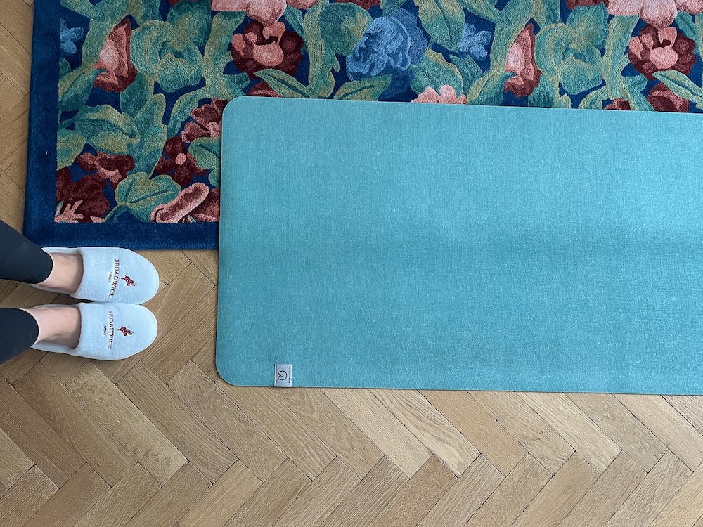 Broadwick Soho Keeping up with my morning yoga in-room, was tempted to take these ultra-plush slippers. I resisted