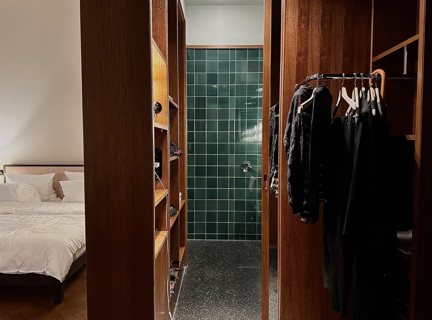 Château Royal Artful is the cabinetry too. Stunning wood paneling and intelligent use of space.