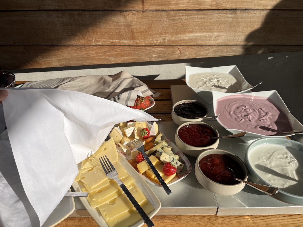 Tollboden Hotel Breakfast buffet is a continental table with plenty of local goodies and endless black coffee, just like the Norwegians like it