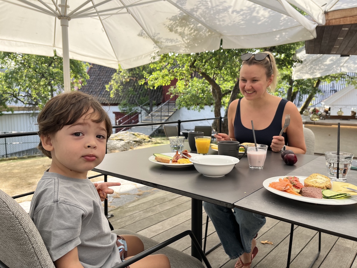 Tollboden Hotel This is one of my oldest friends, Jana, bless her heart, the most patient of people. Being a step parent this trip and sharing a bed with Ziggy