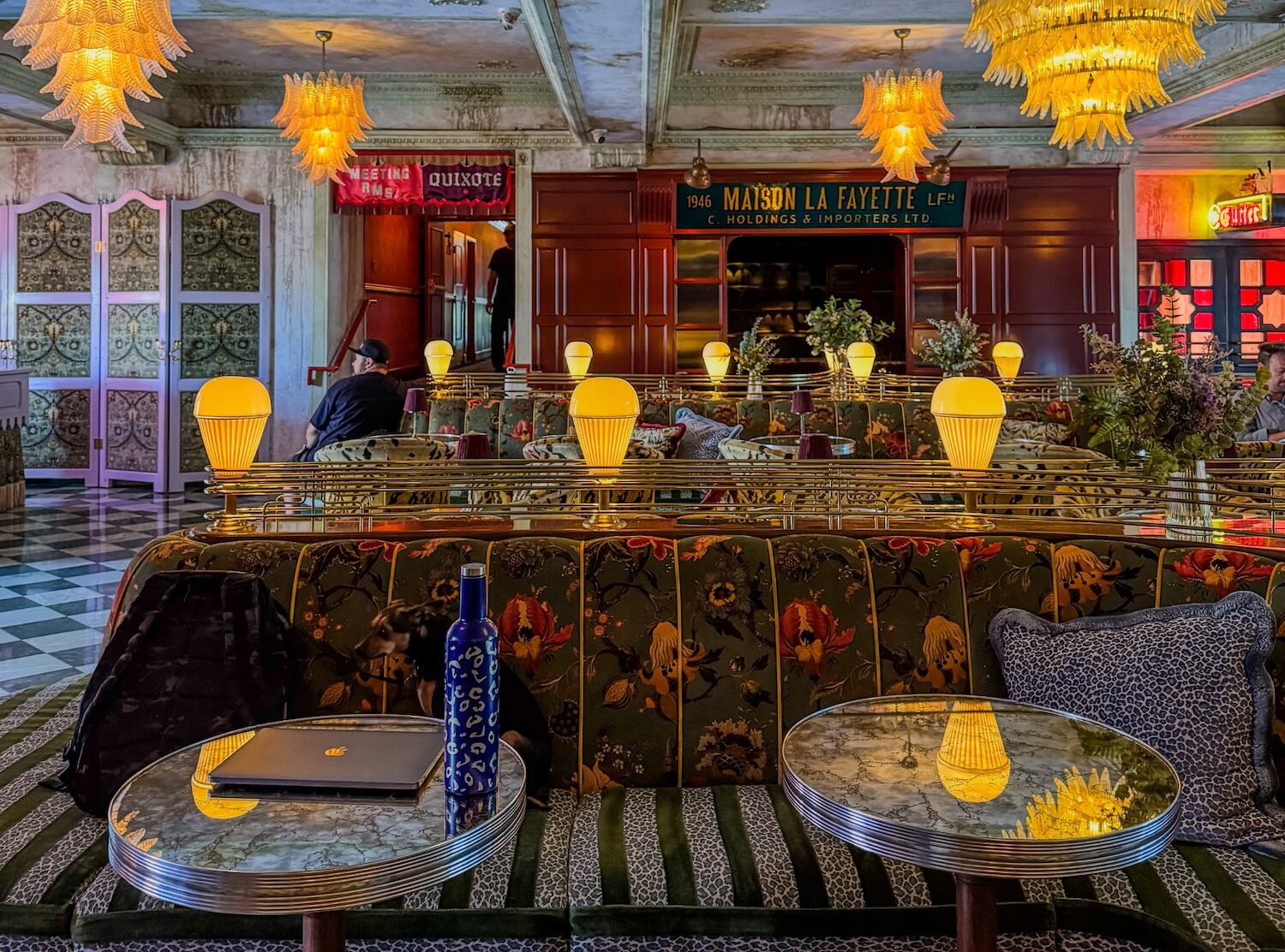 Lafayette Hotel San Diego The concierge coffee cafe is a great place to take a Zoom call or start your morning