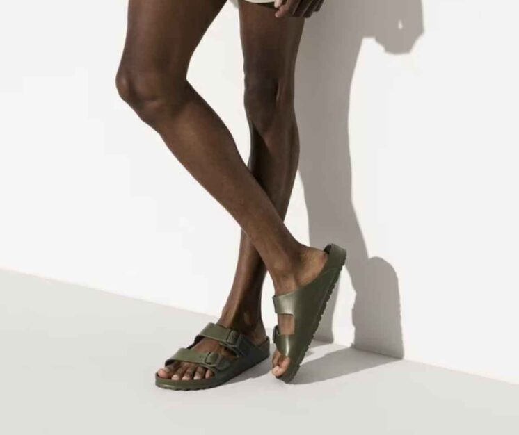 A pair of Birkenstocks