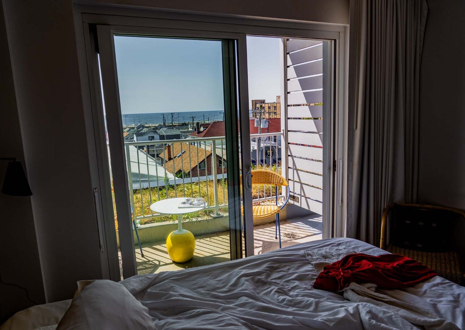 The Rockaway Hotel ocean views from my room — a reminder that you can forget you’re still in NYC.