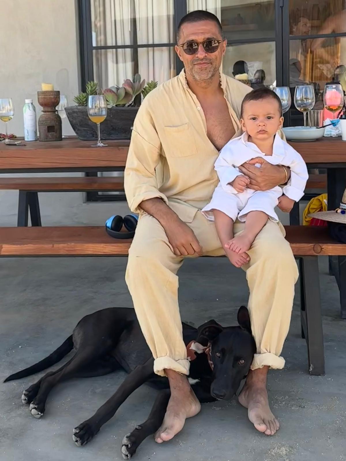 Ben Pundole and his son Theo Leon at Casa de Zorros