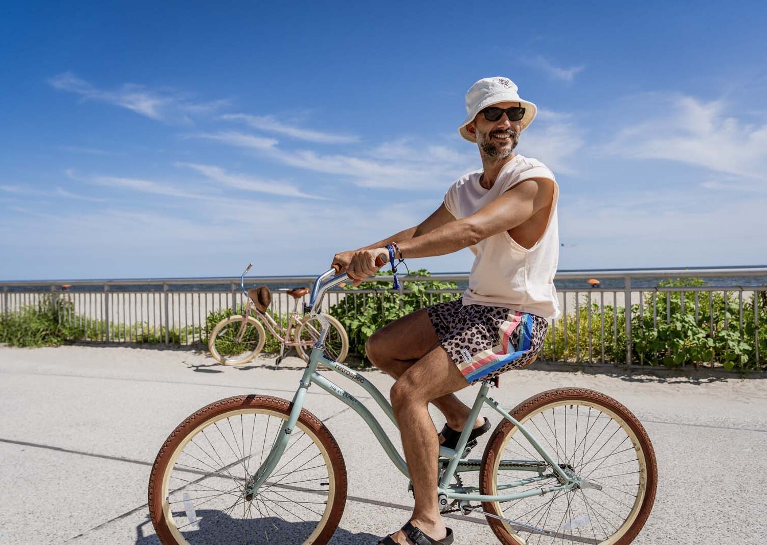 The Rockaway Hotel the hotel offers complementary beach cruisers which you can take around town and across the boardwalks.