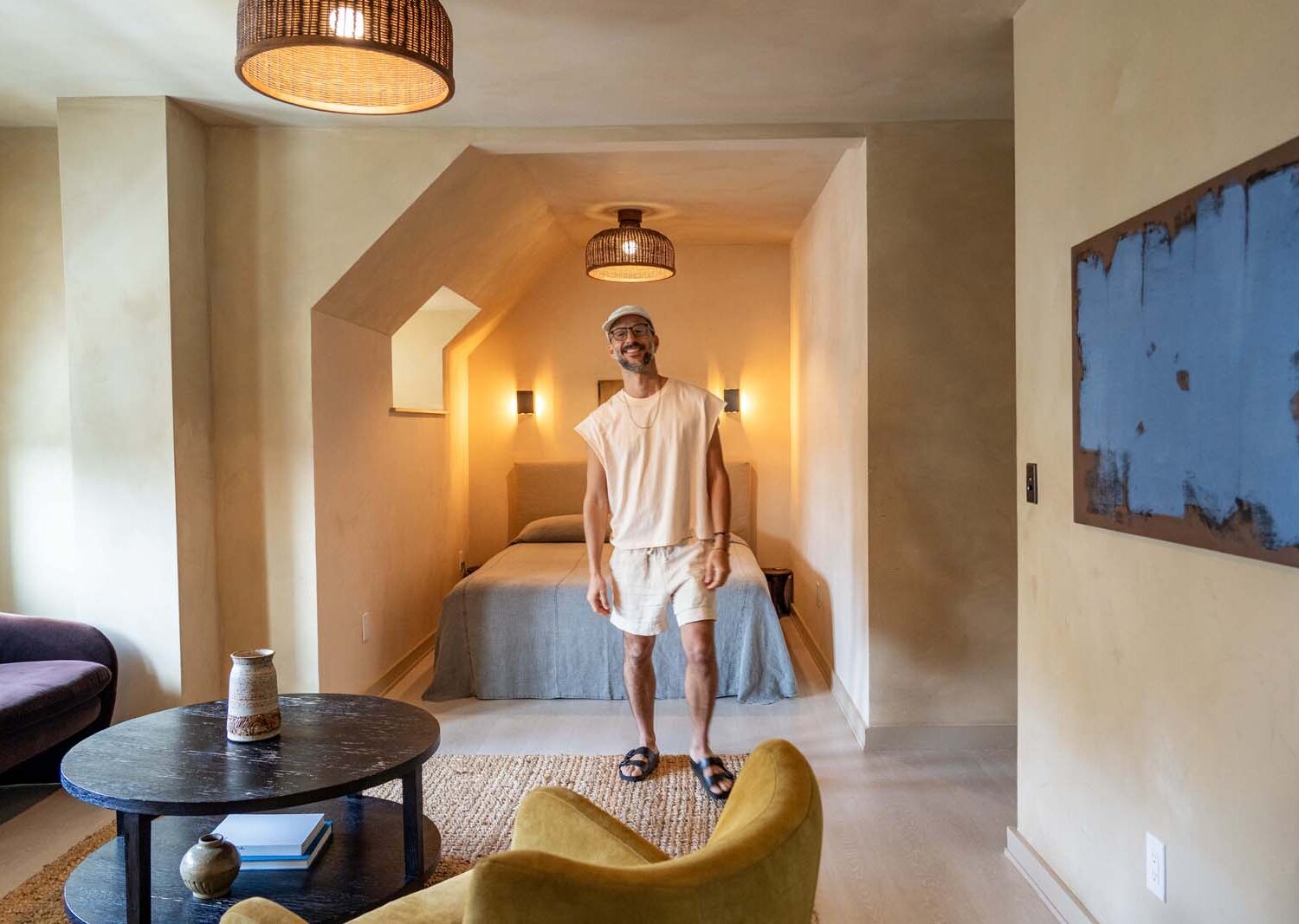 The James Bradley I wanted to see other rooms so I got a sneak peek of this very cool studio suite