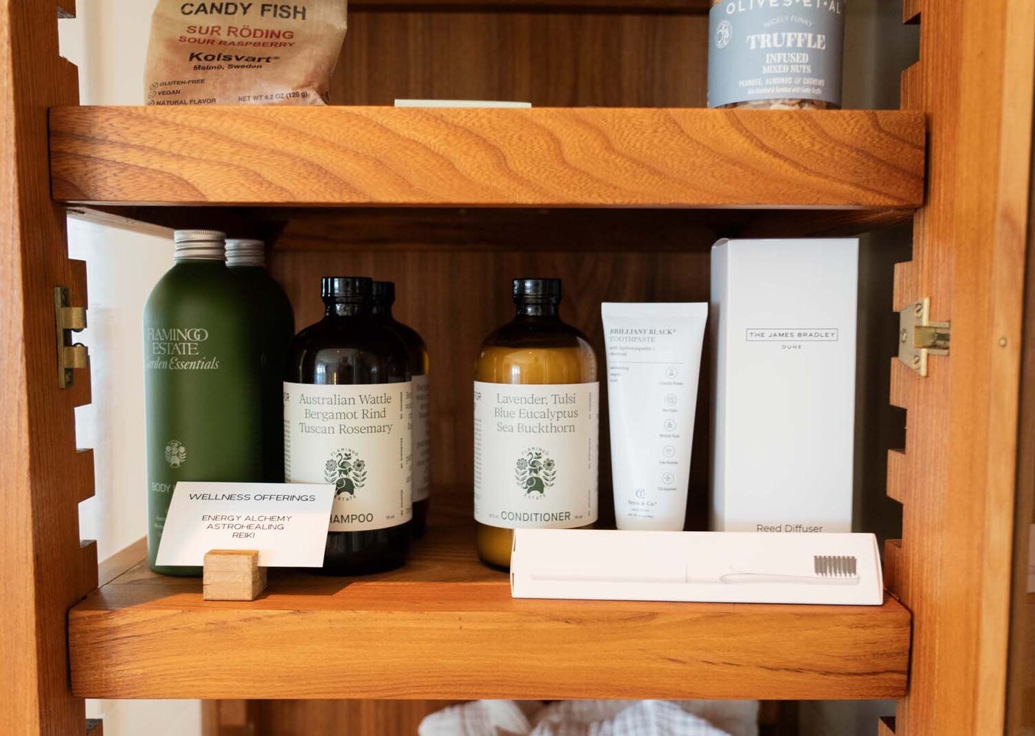The James Bradley On your way out, bring home the hotel’s signature diffuser and candles—an effortless way to carry its scent with you.