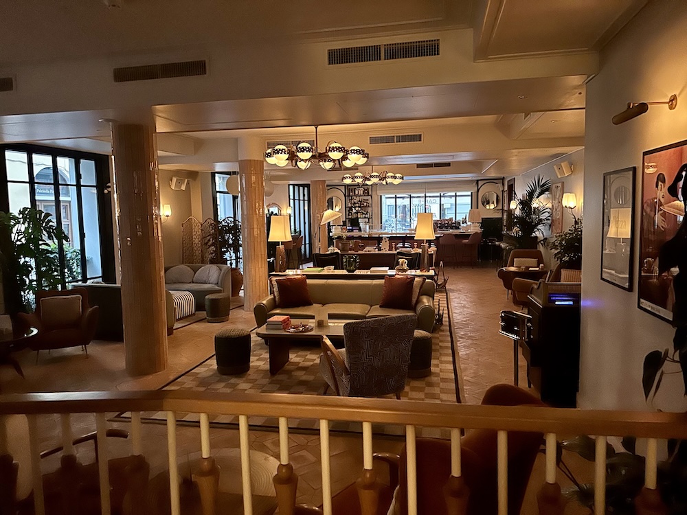 The Hoxton, Florence Cafe by morning, lounge by night 