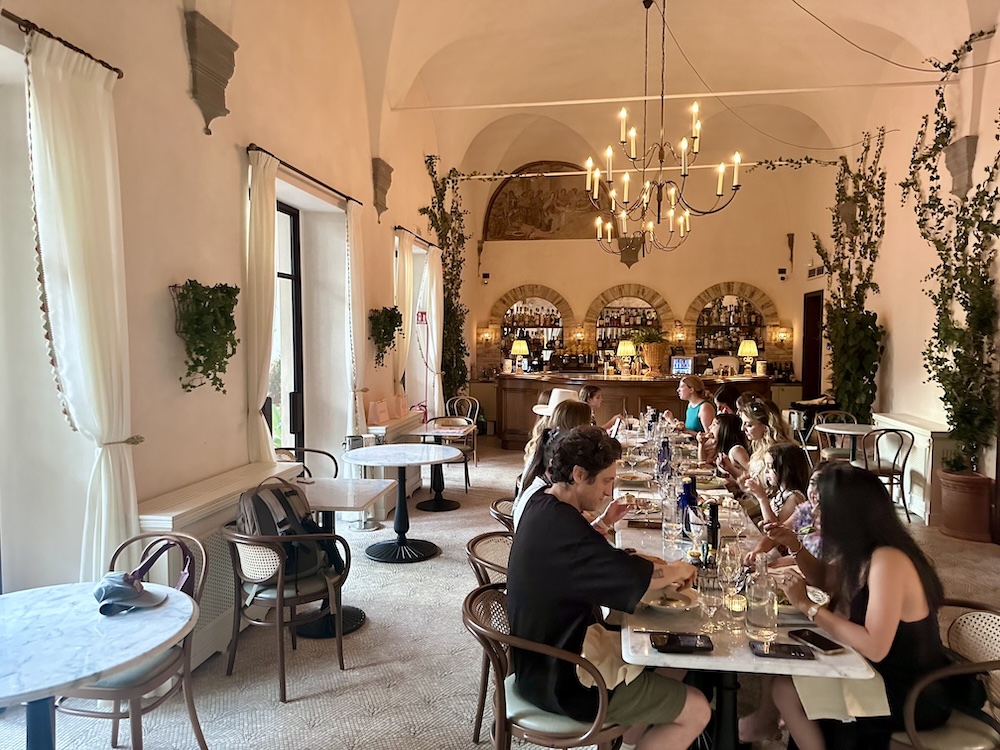 The Hoxton, Florence Dining at Alassio, indoors or out is equally desirable 
