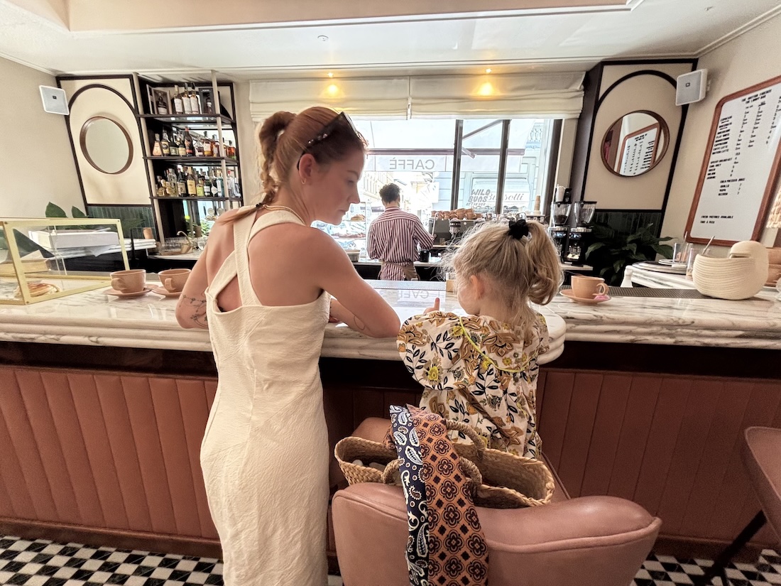 The Hoxton, Florence The morning cafe and coffee is the perfect stop-in for hotel guests, but the charming window is open to street traffic