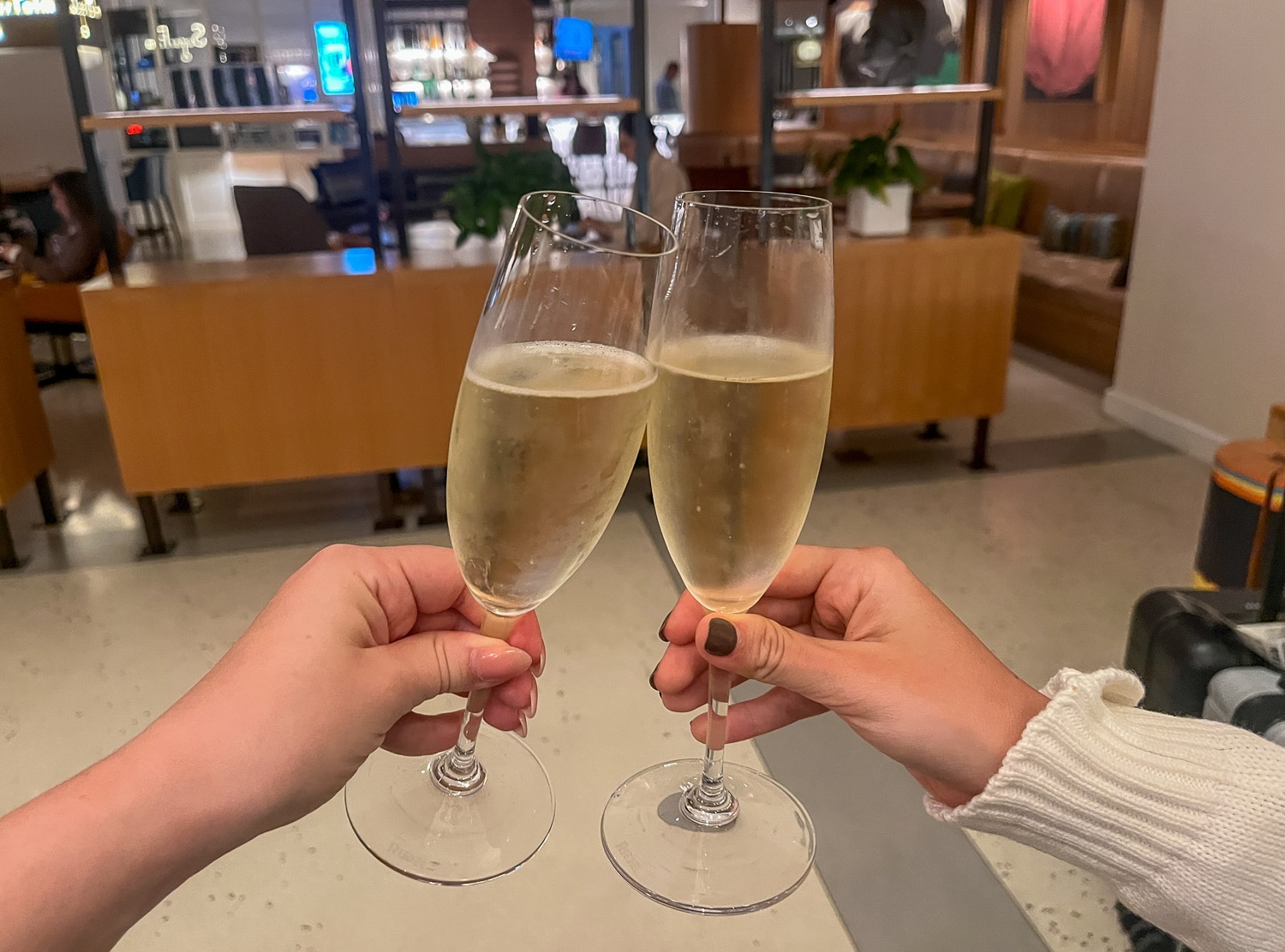 Viceroy Santa Monica Check-in prosecco is always welcome
