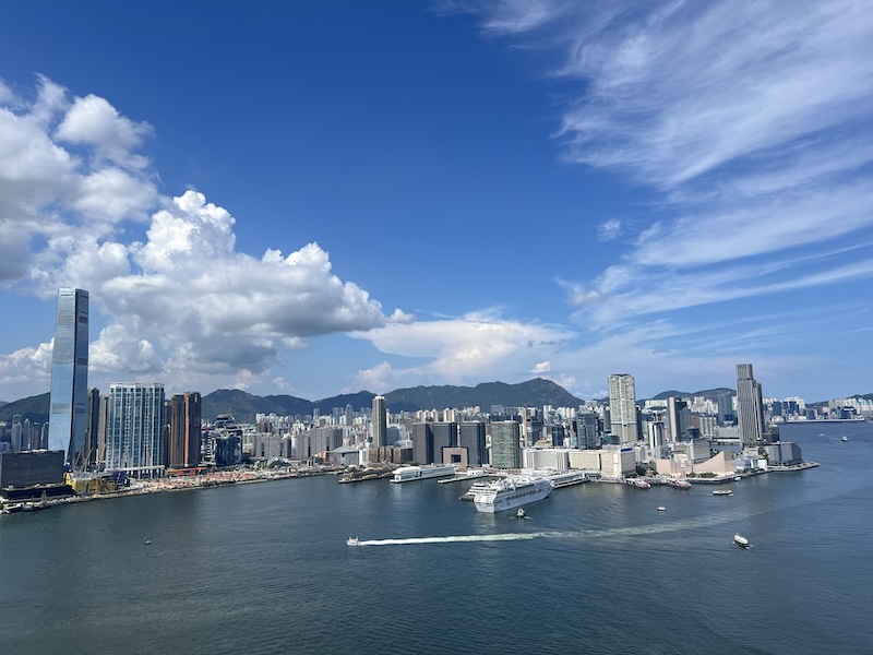 Four Seasons Hotel Hong Kong The views up there are my favorite
