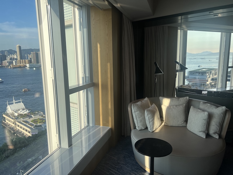Four Seasons Hotel Hong Kong My favorite sun-drenched corner
