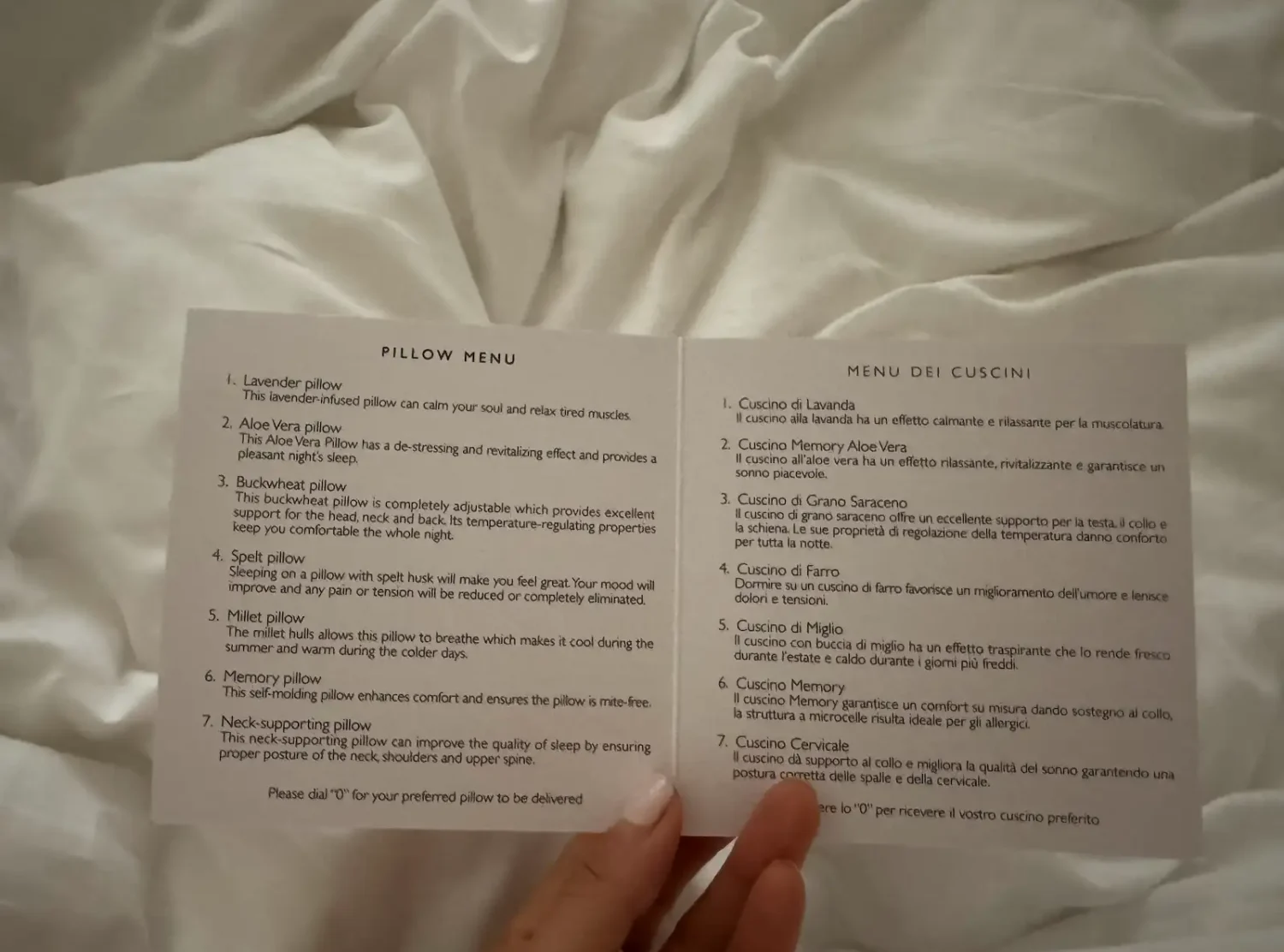 Bvlgari Hotel Never knew I needed an aloe vera pillow but here we are