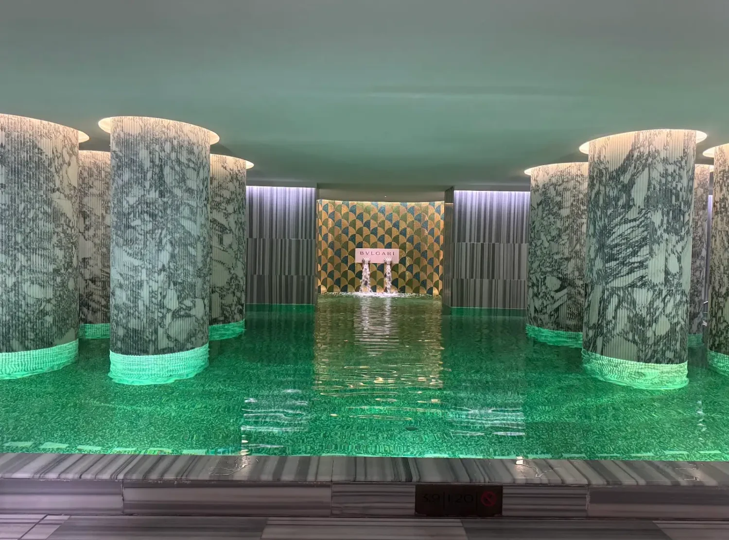 Bvlgari Hotel The spa’s centerpiece is a grand Roman-style pool, complete with sauna, steam, and Augustinus Bader treatments for peak indulgence