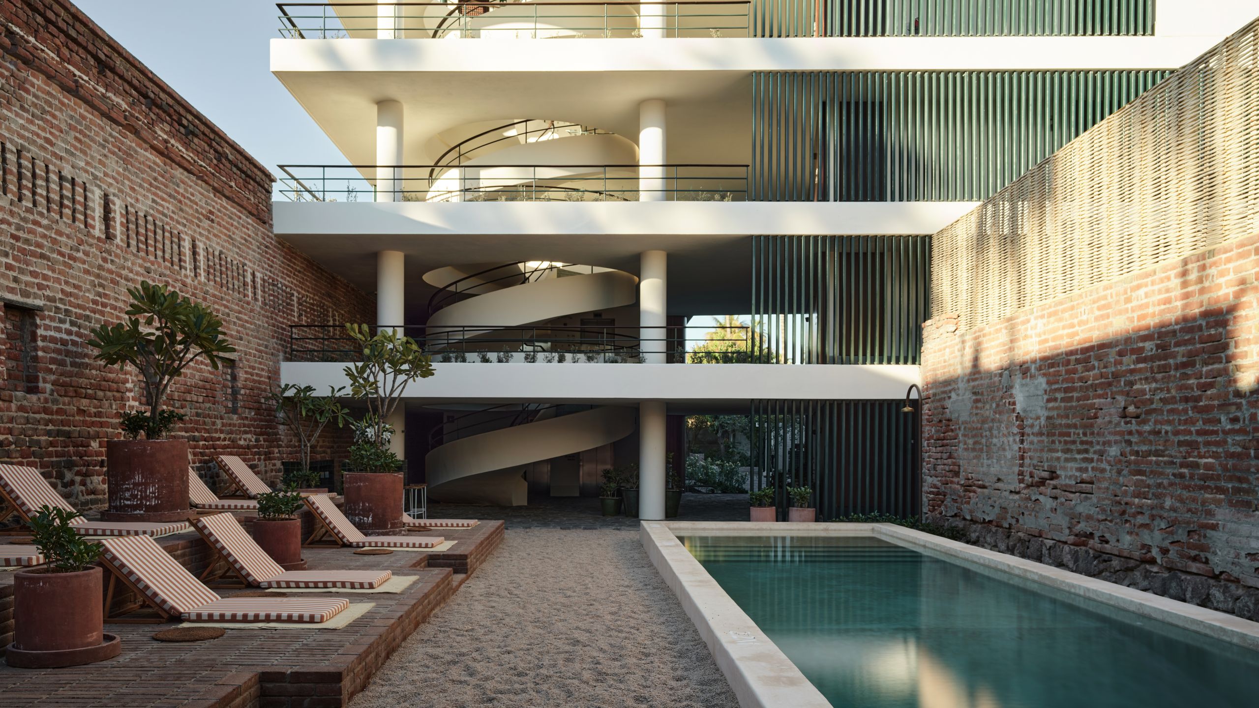 Baja Club is a stunning combination an architectural references; a hotel in a league of its own in La Paz, Baja California Sur. Photo by Fernando Marroquin.