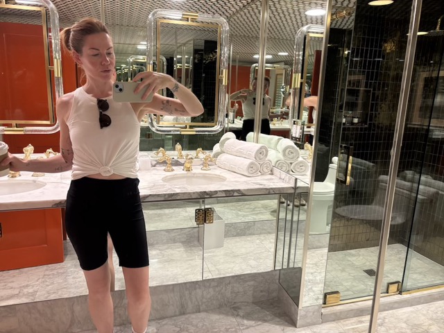 Parker Palm Springs Show me a more glam bathroom anywhere 