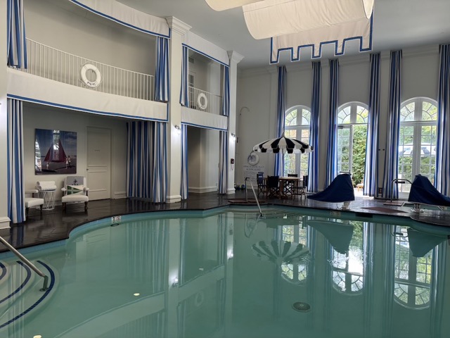 Parker Palm Springs I was thrilled to cozy up to this for early morning laps (or if the sun gets too scorching mid-day) 