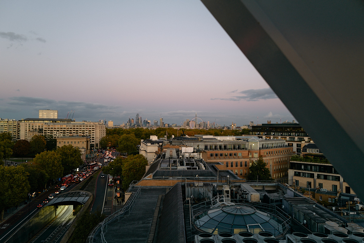 The Emory The view of London from the rooftop
