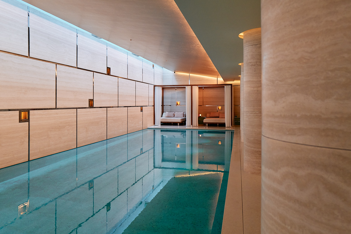 The Emory You forget you're underground when you're doing laps in this pool