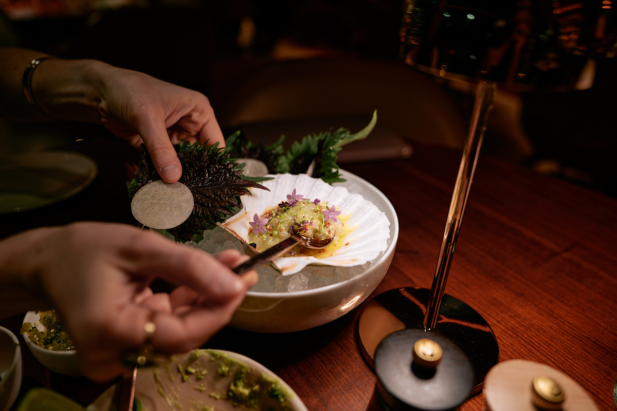 The Emory Orkney sea scallop tartare from abc kitchens