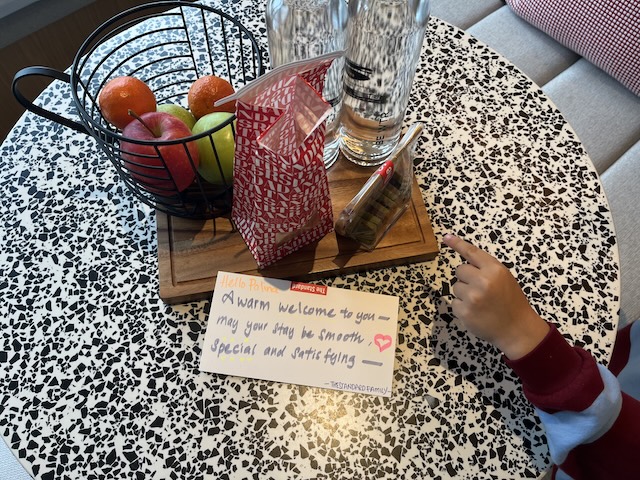 The Standard Singapore So grateful for welcome treats arriving from the airport with my toddler accomplice