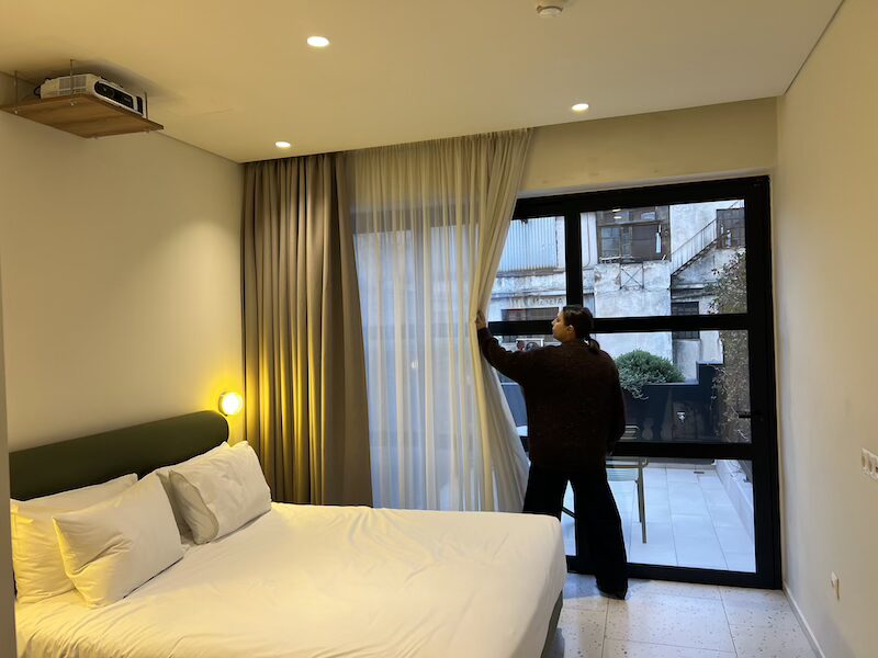 Okupa, Athens The bedroom