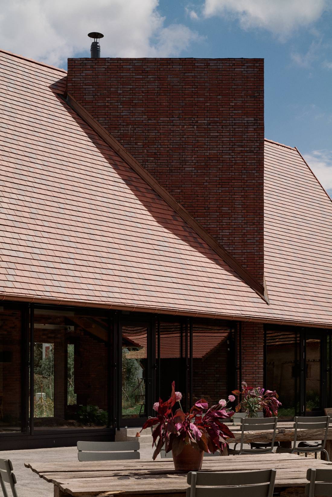 The Michelberger Farm main building, designed by Sigurd Larsen.